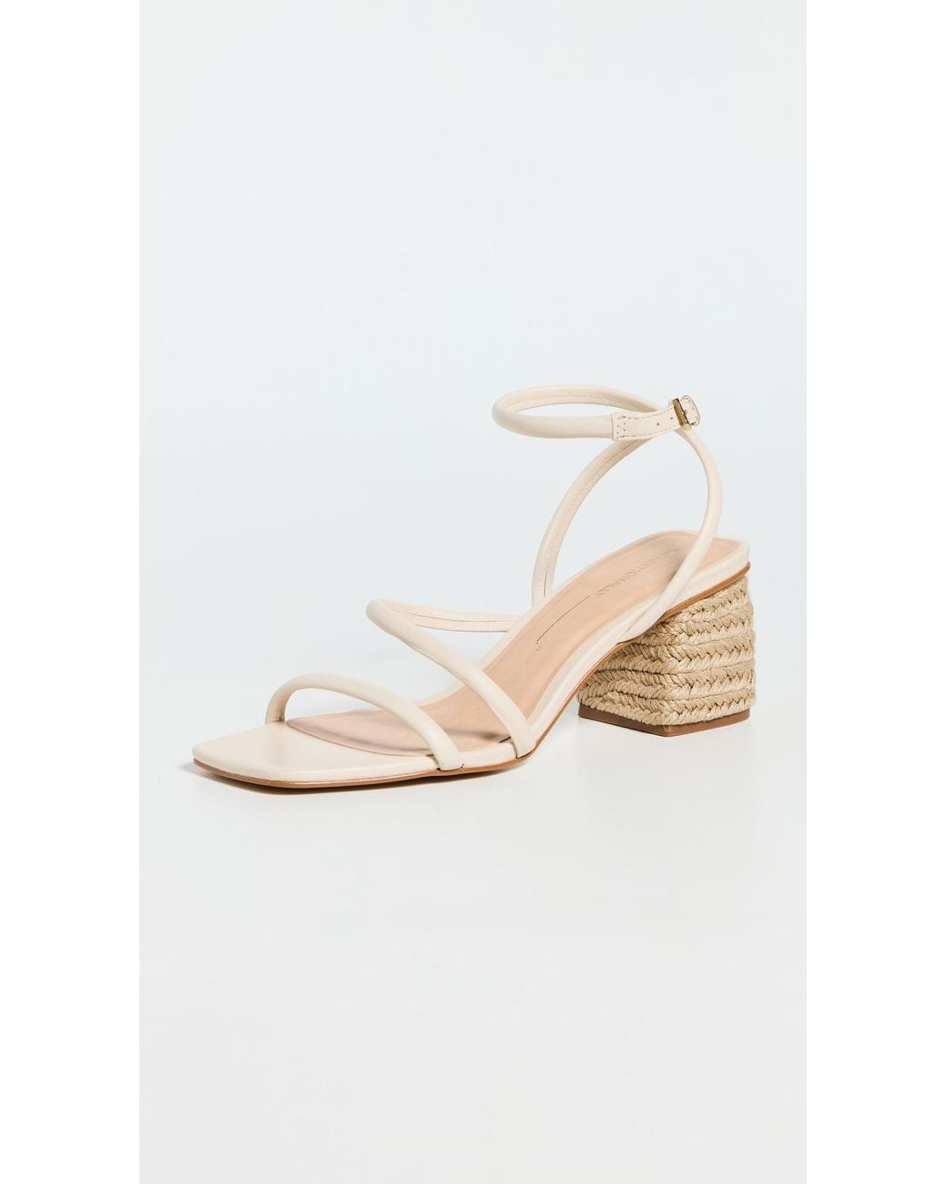 INTENTIONALLY ______ White Limo Sandal Heels