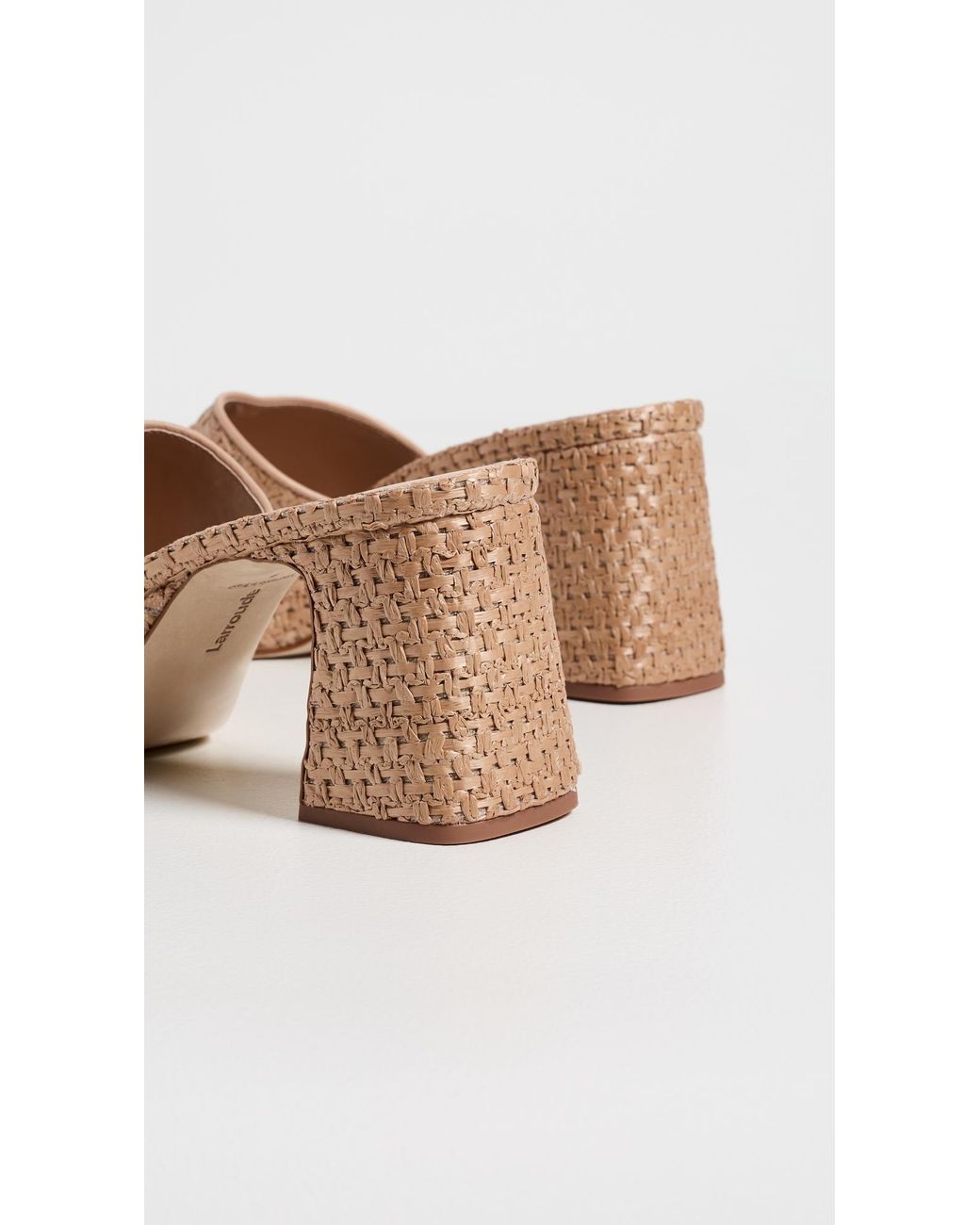 Larroude Natural Dolly Low Mules