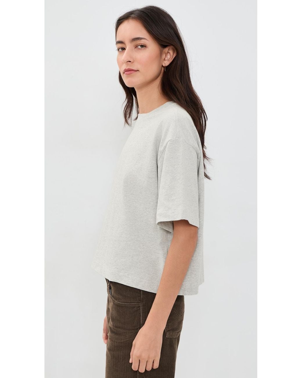 Madewell White Boxy Tee