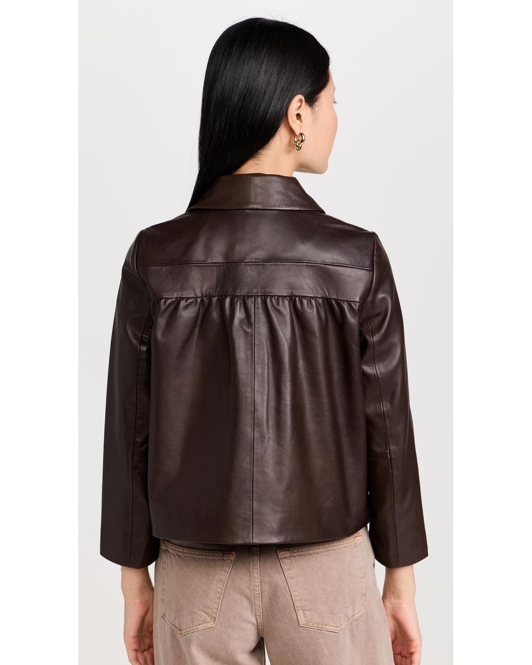Ba&sh Black Milos Leather Jacket