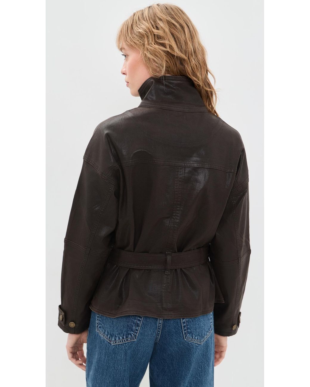 Ramy Brook Black Coated Robin Jacket