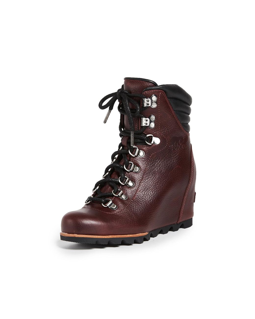 Sorel conquest shearling wedge 2025
