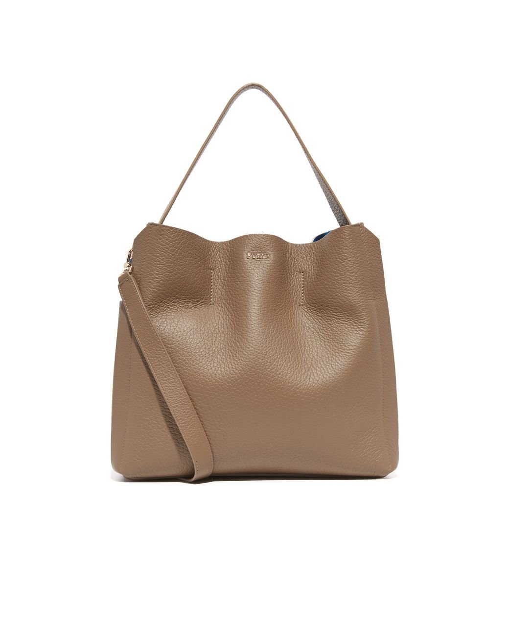 Furla Capriccio Medium Hobo Bag in Brown | Lyst Canada