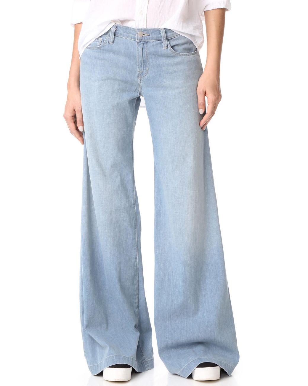 J Brand Lynette Low Rise Super Wide Leg Jeans in Blue | Lyst Canada