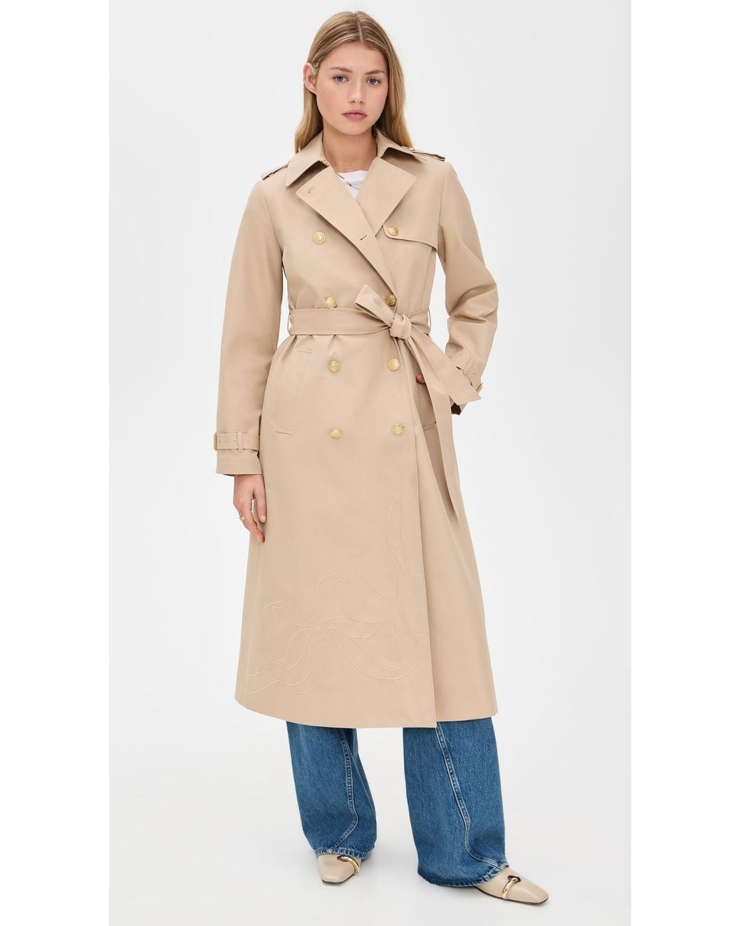 LoveShackFancy Blue Thiel Jacket