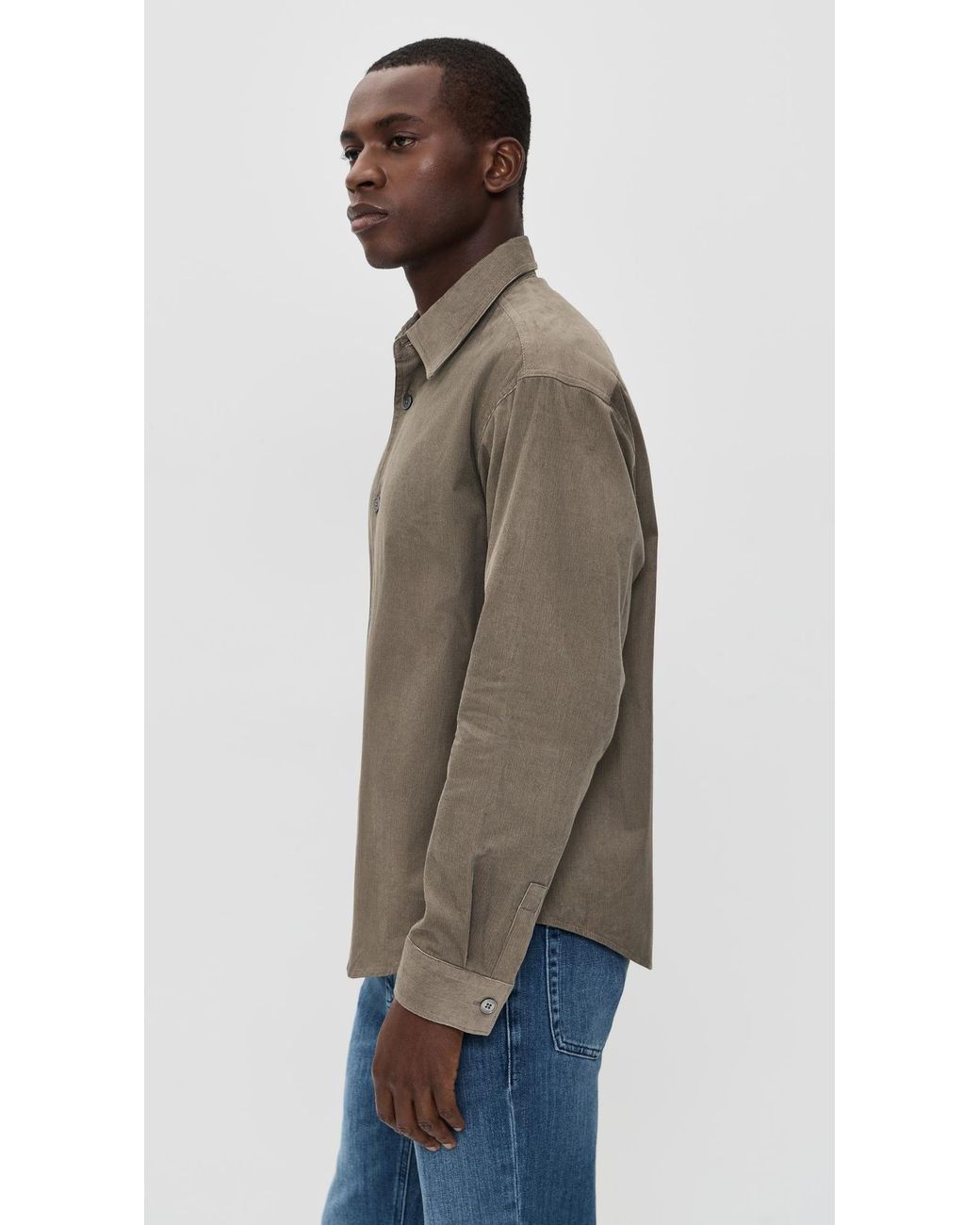 FRAME Multicolor Micro Corduroy Shacket for men