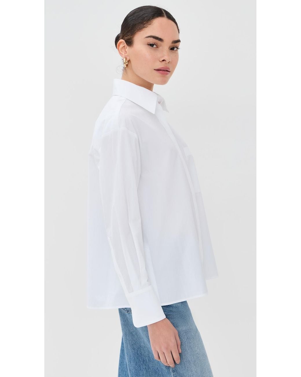 Twp White E. B. Button Down