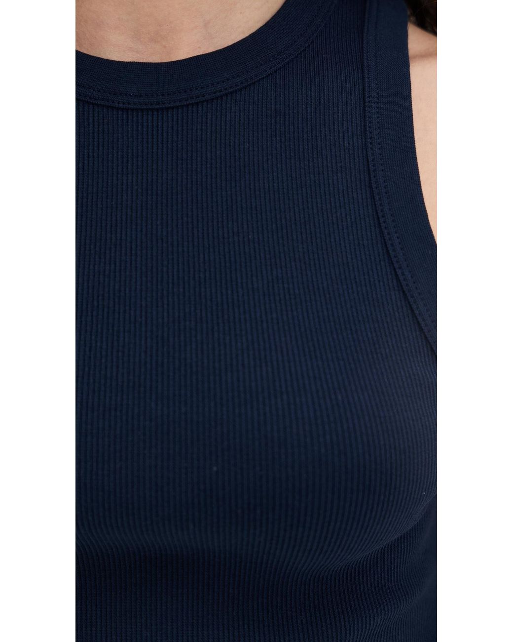 Sold Out NYC Blue The Cropped Not So Basic Tank