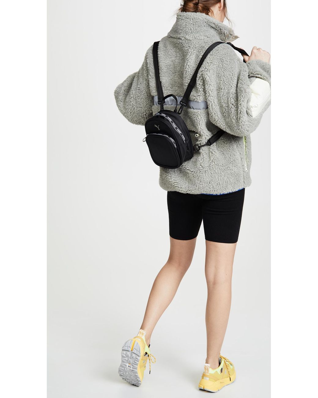 PUMA Mini Backpack in Black | Lyst