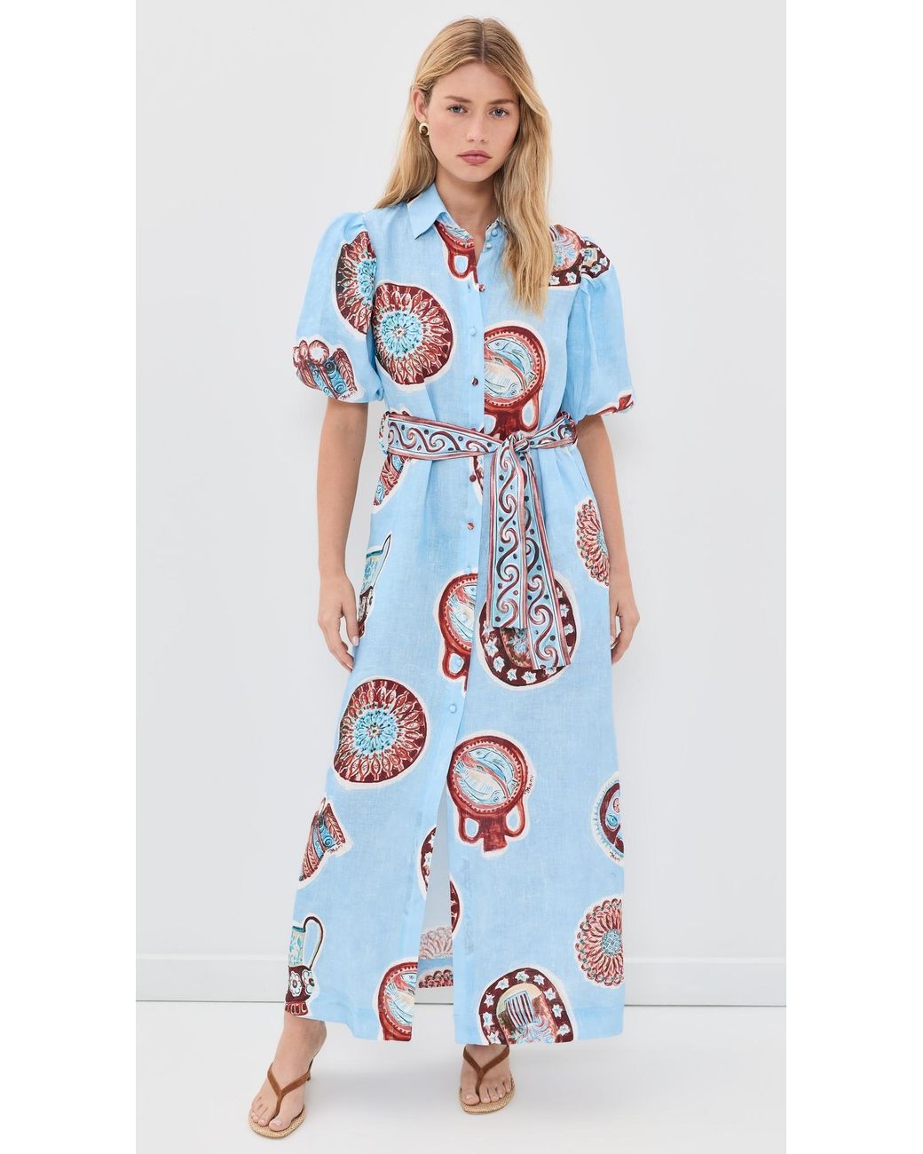 ROAME. Blue Berkeley Dress