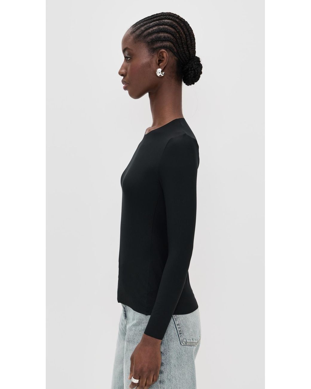 Commando Black Butter Long Sleeve Crew Neck