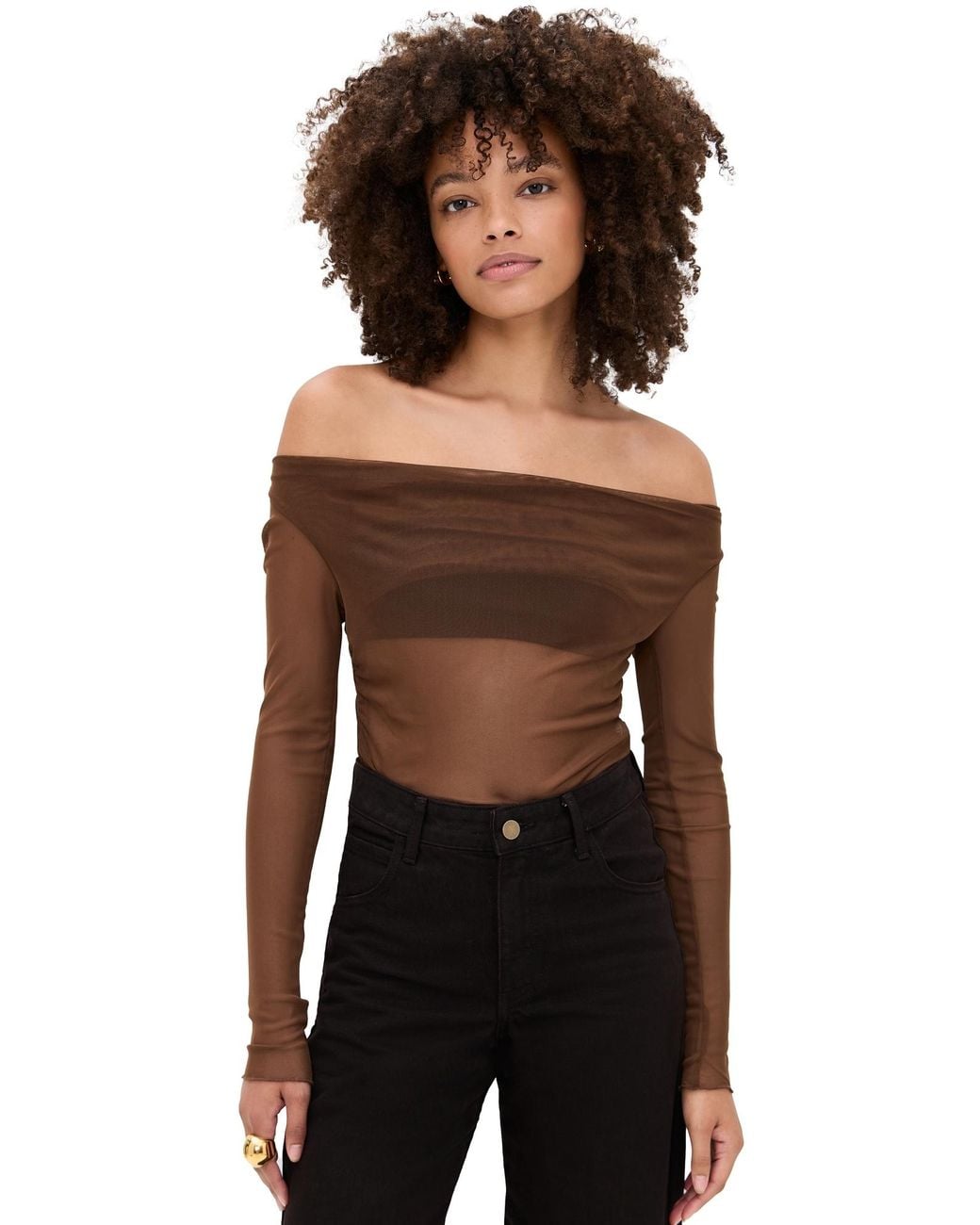 Le Bos Black Scarlet Top