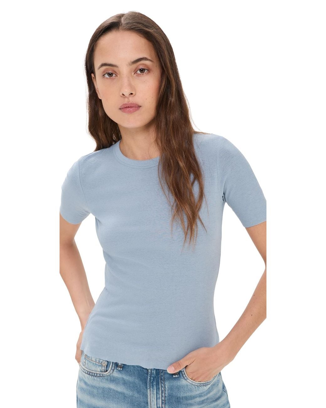 B Sides Blue Double Tee