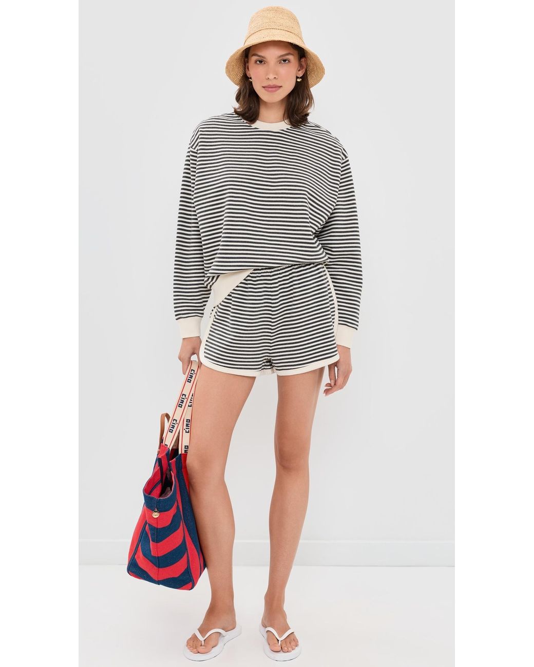 Clare V. Black Le Jogging Shorts