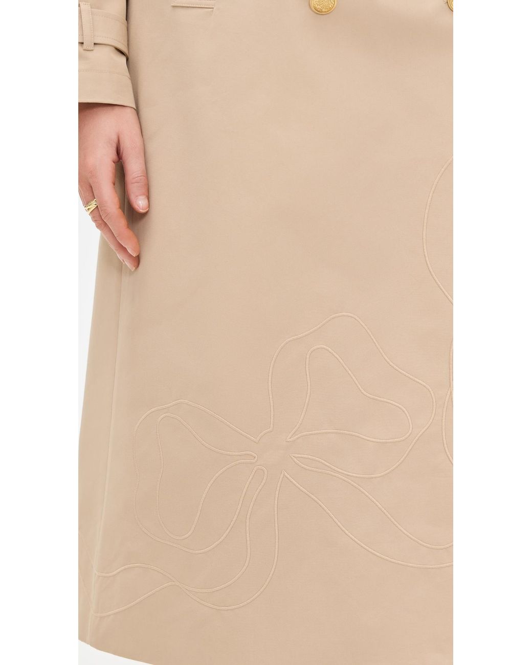 LoveShackFancy Blue Thiel Jacket