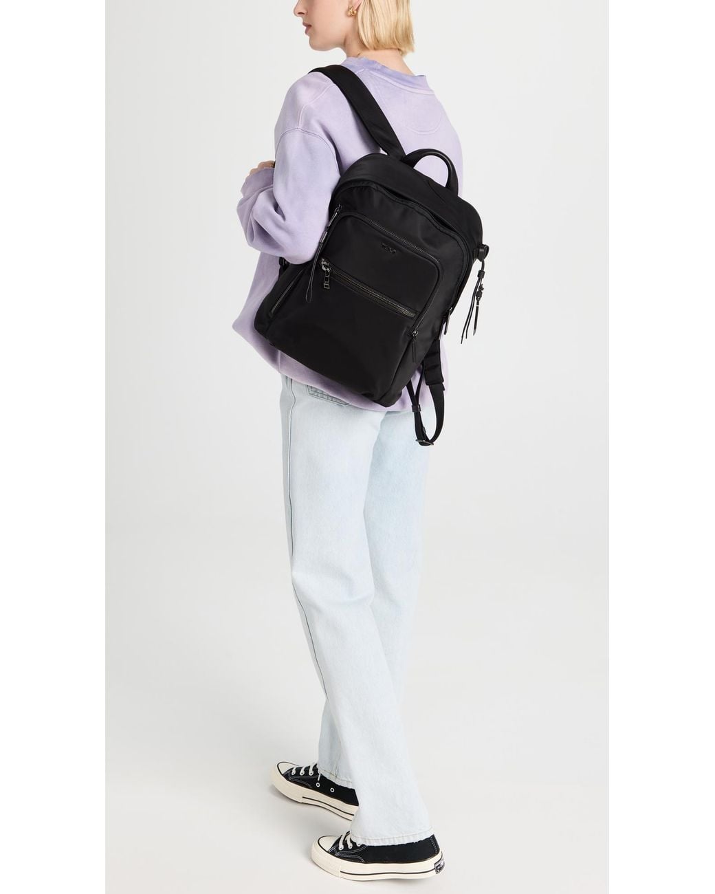 Tumi Black Halsey Backpack