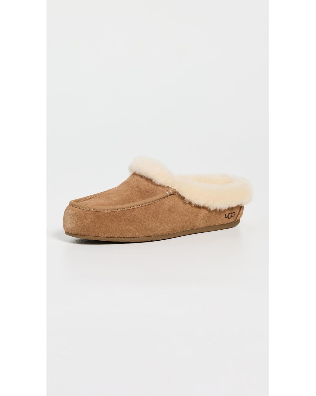 Ugg White Ansley Mules