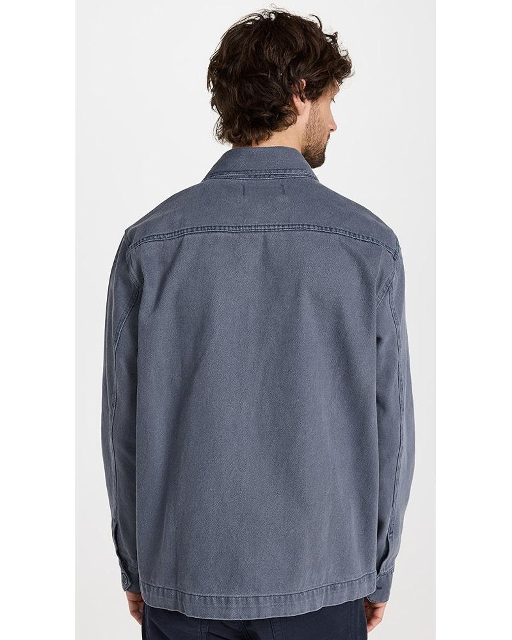 Garment Dyed Work Jacket in Recycled Denim – Alex Mill