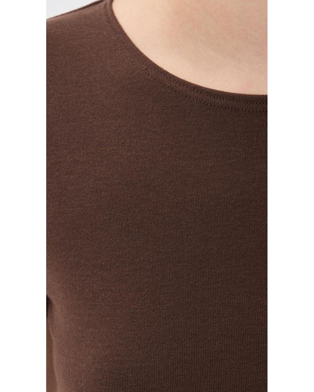 Le Bos Black Eloise Solid Crop Tee