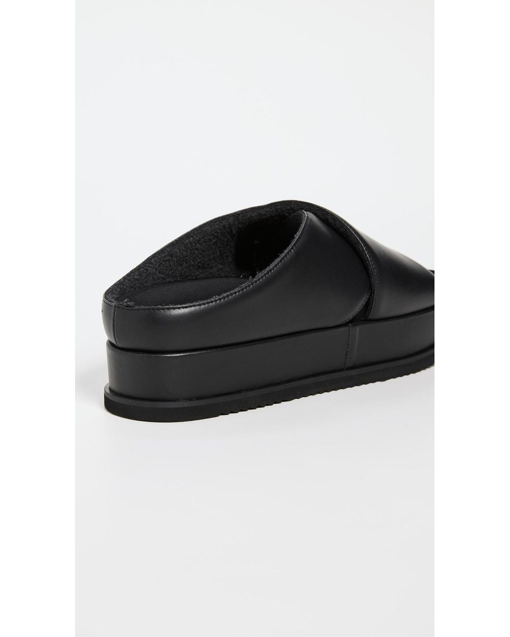 Roam Black Cross Stack Slides