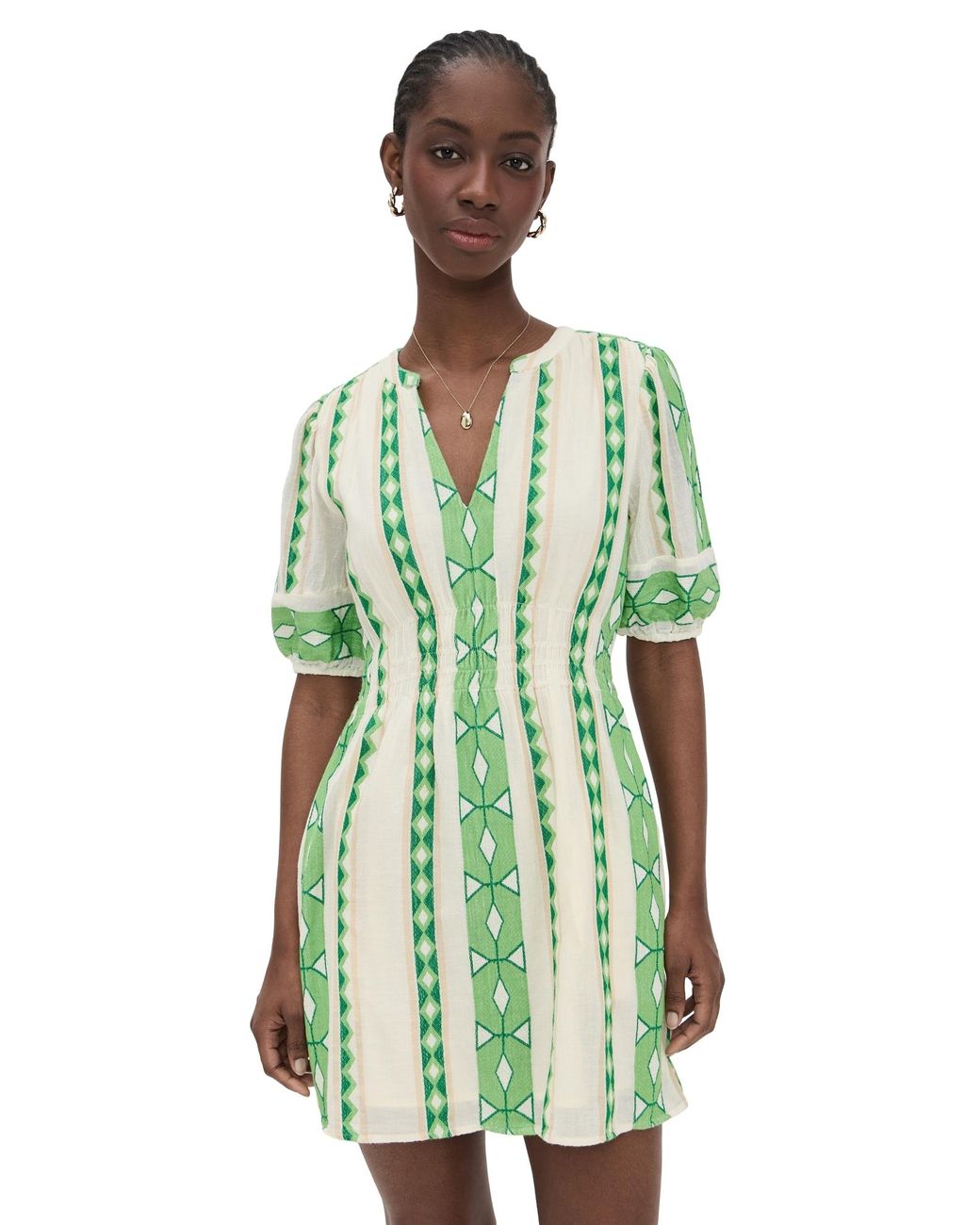 Velvet Lucy Dress in Green | Lyst