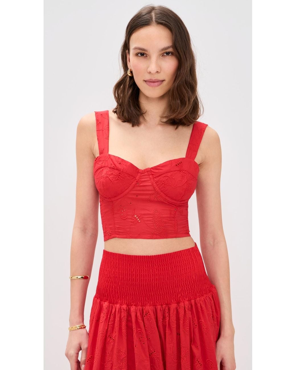 The Lulo Project Red The Bustier