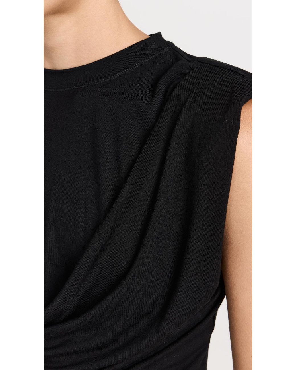 Jonathan Simkhai Black Estelle Top