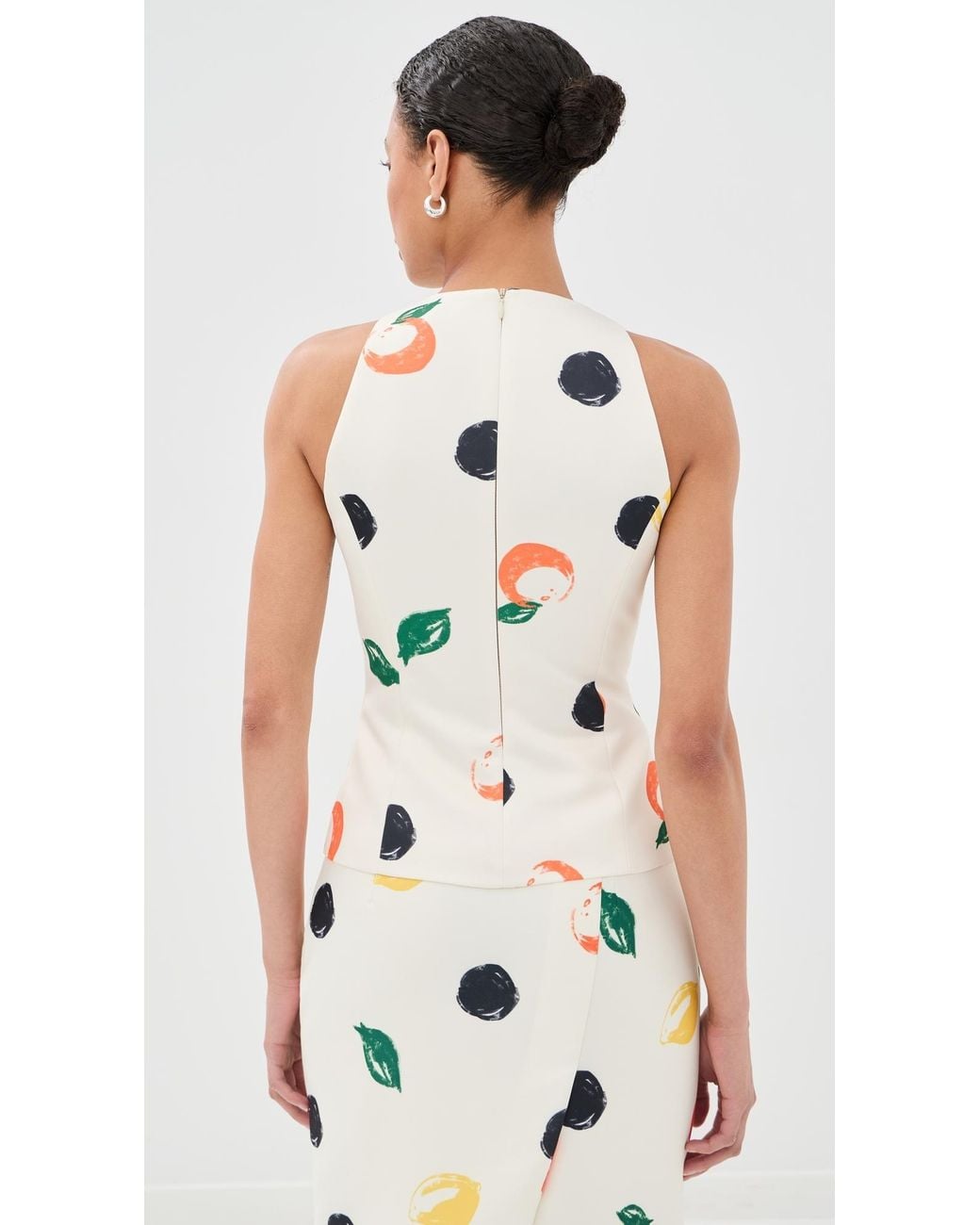 LEO LIN White Amelia Top
