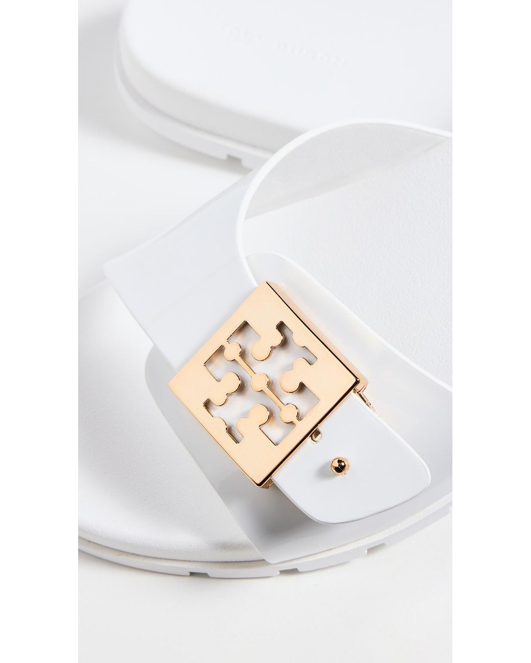 Tory Burch Multicolor Buckle Slides