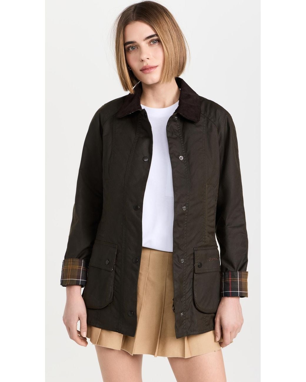 Barbour Black Classic Beadnell Wax Jacket