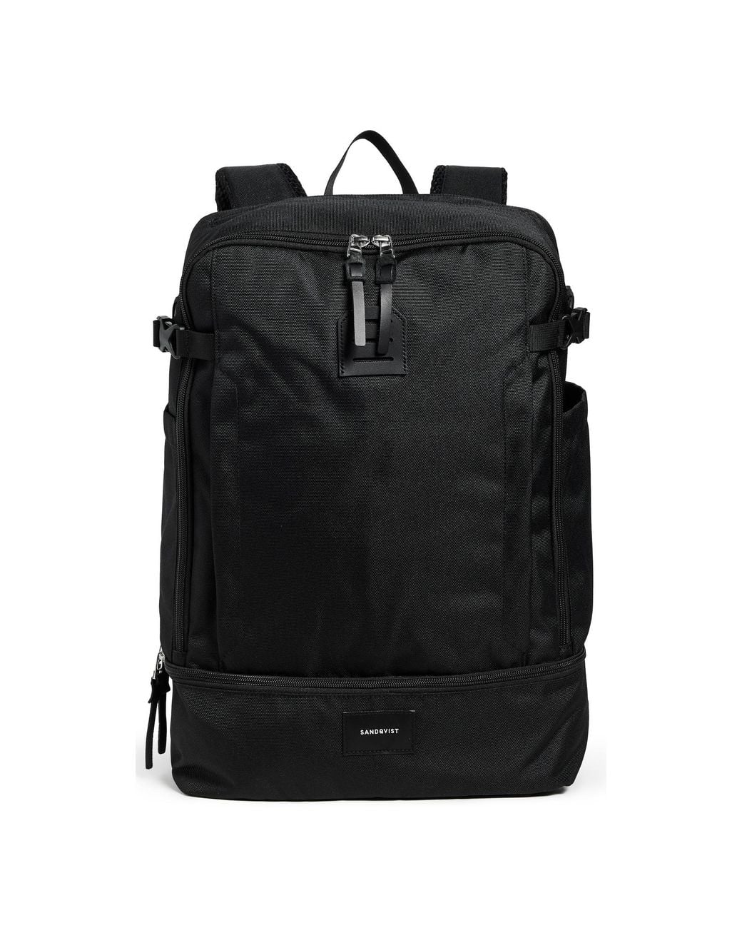 Sandqvist Black Icon Alde Backpack for men