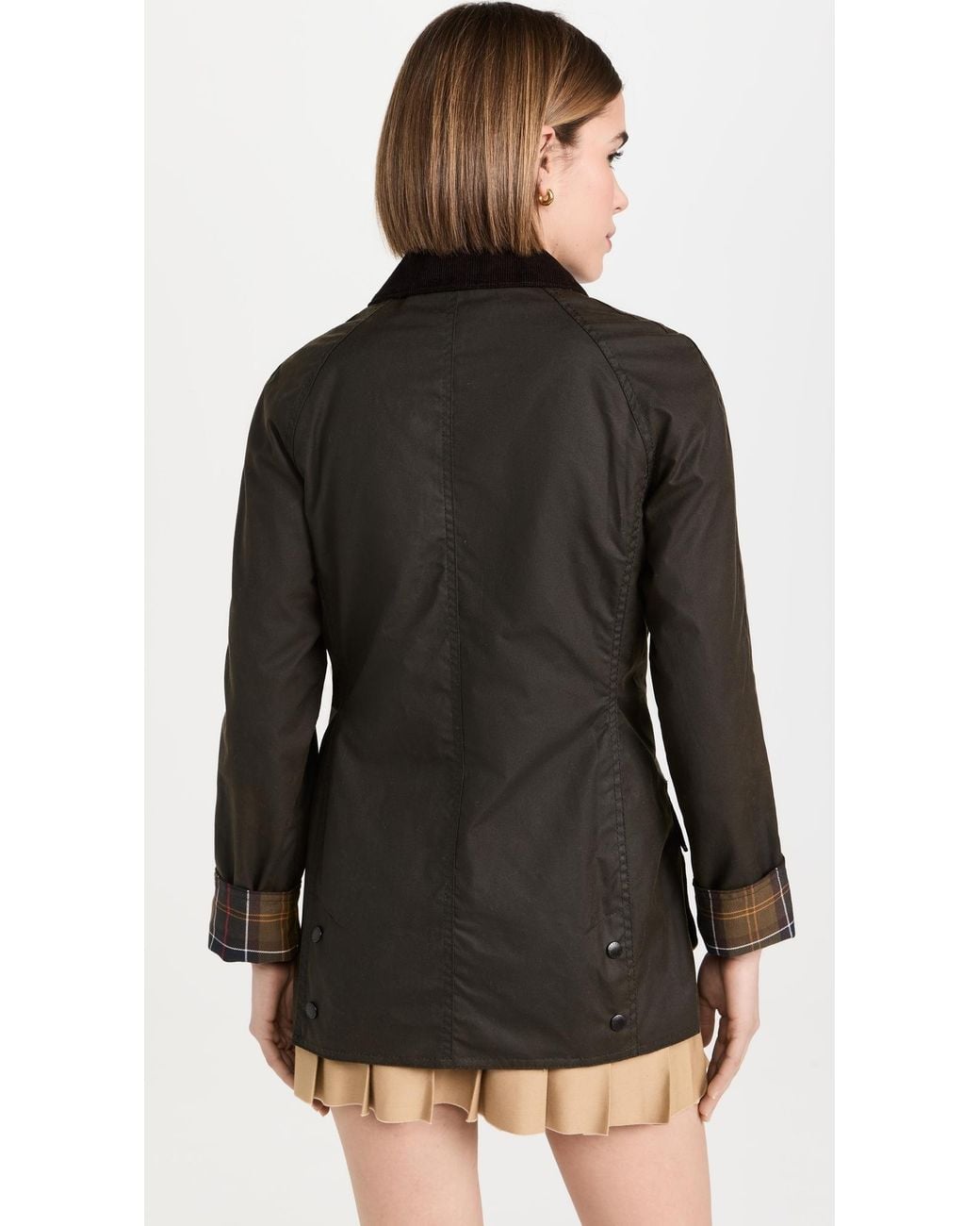 Barbour Black Classic Beadnell Wax Jacket