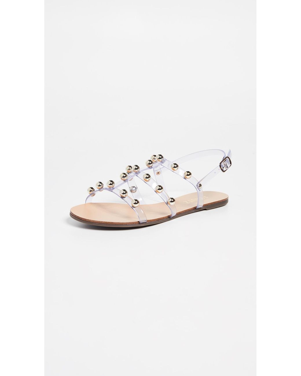 Schutz women's yarin hot sale studded flat sandals