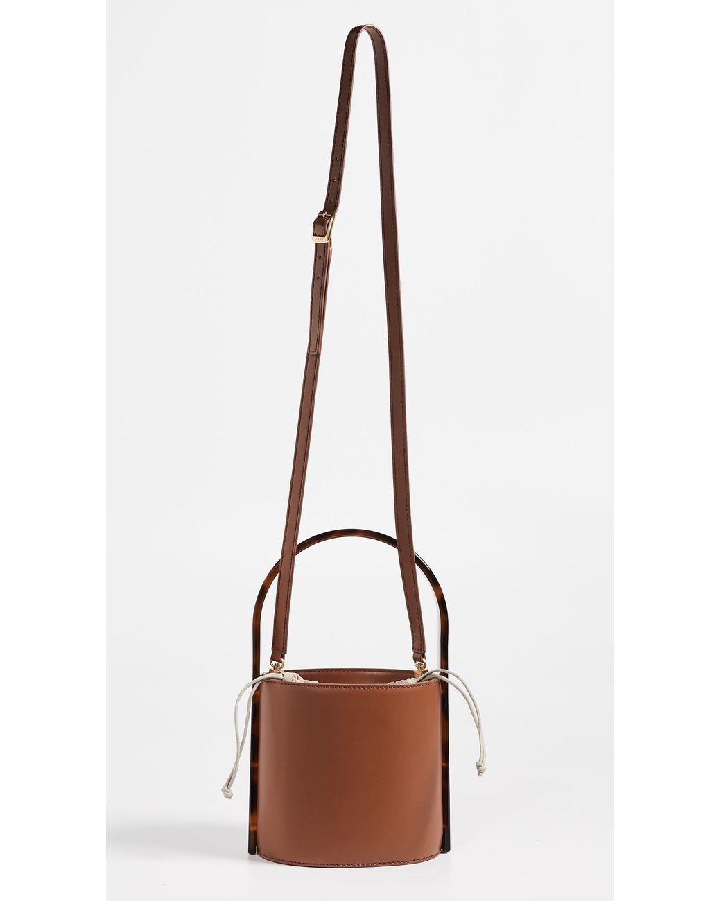 STAUD Tortoise Bissett Bag in Brown | Lyst