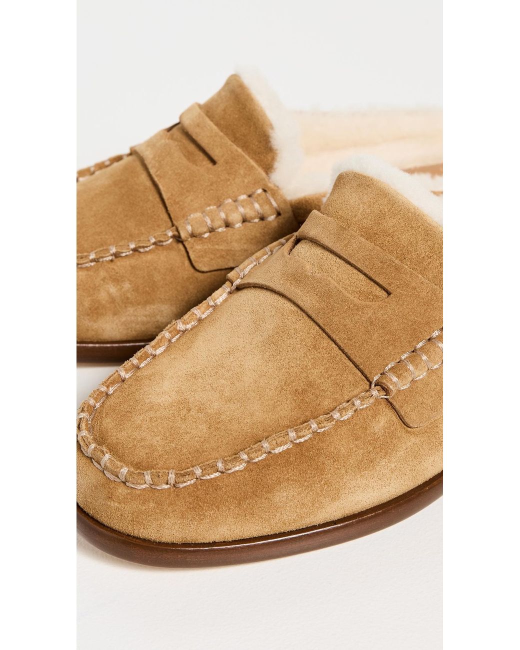 Rag & Bone White Carter Mules