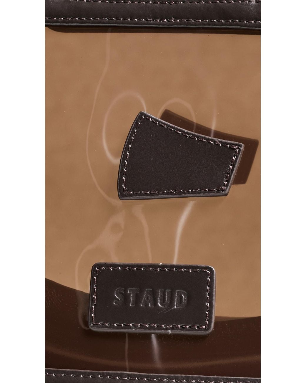 Staud Brown Cleo Fish Tote