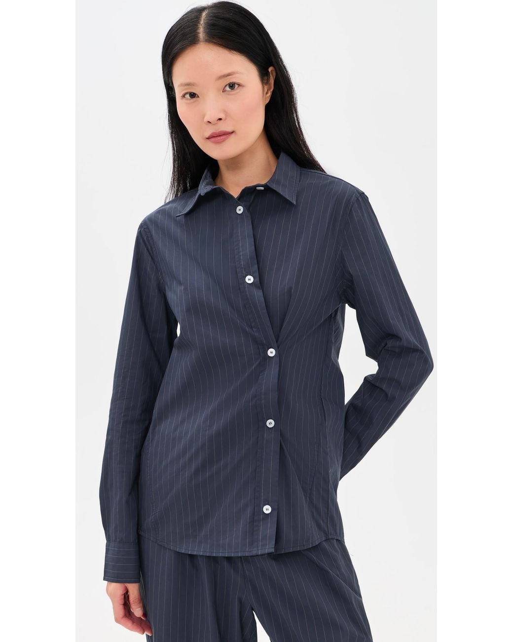 Asher Blue Paola Button Down Shirt