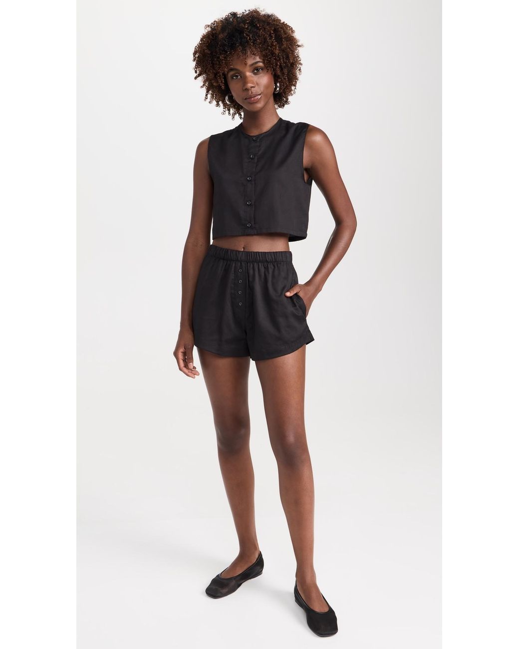 Leset Black Yoko Boxer Shorts