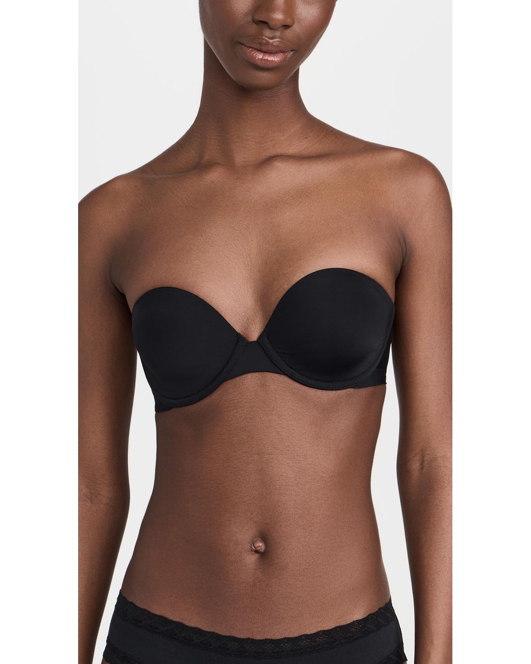 Natori Black Minimal Strapless Bra