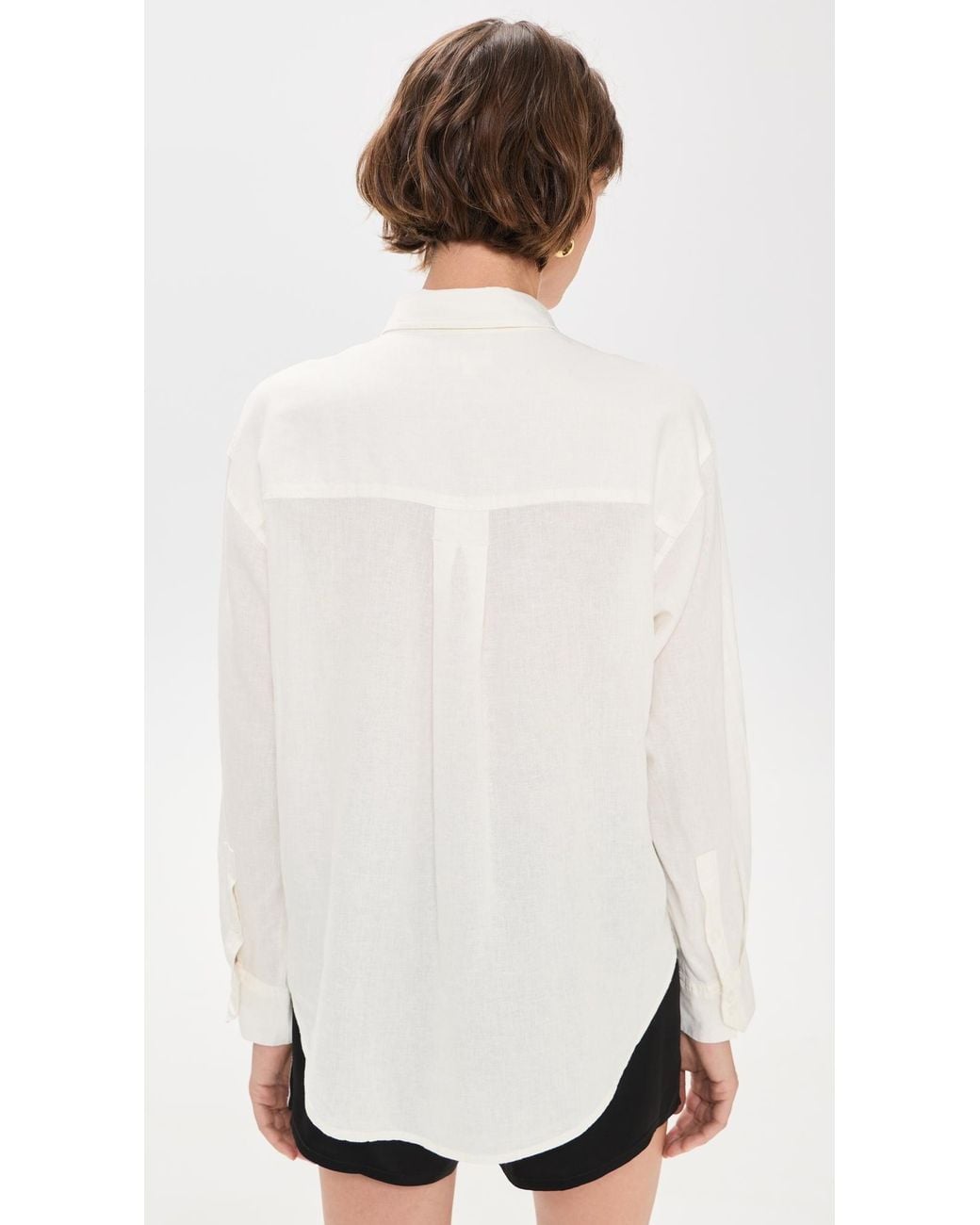 Z Supply White Perfect Button Down Shirt