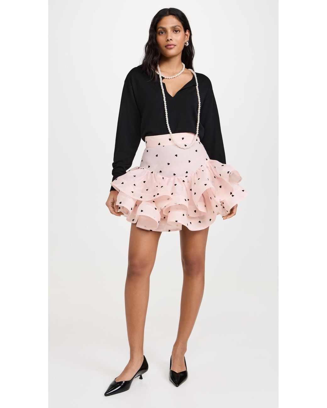 【関税込み】ZIMMERMANN 'Crush Flutter Maxi' skirt Zimmermann 'crush Flutter Maxi' Skirt | italist