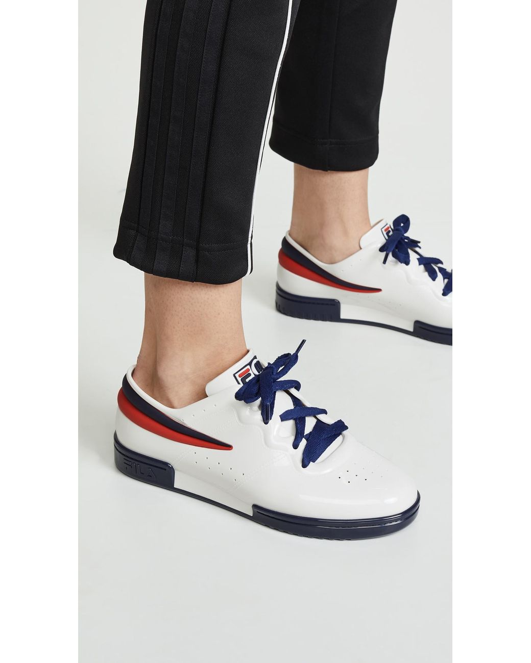 Melissa X Fila Sneakers in Blue | Lyst