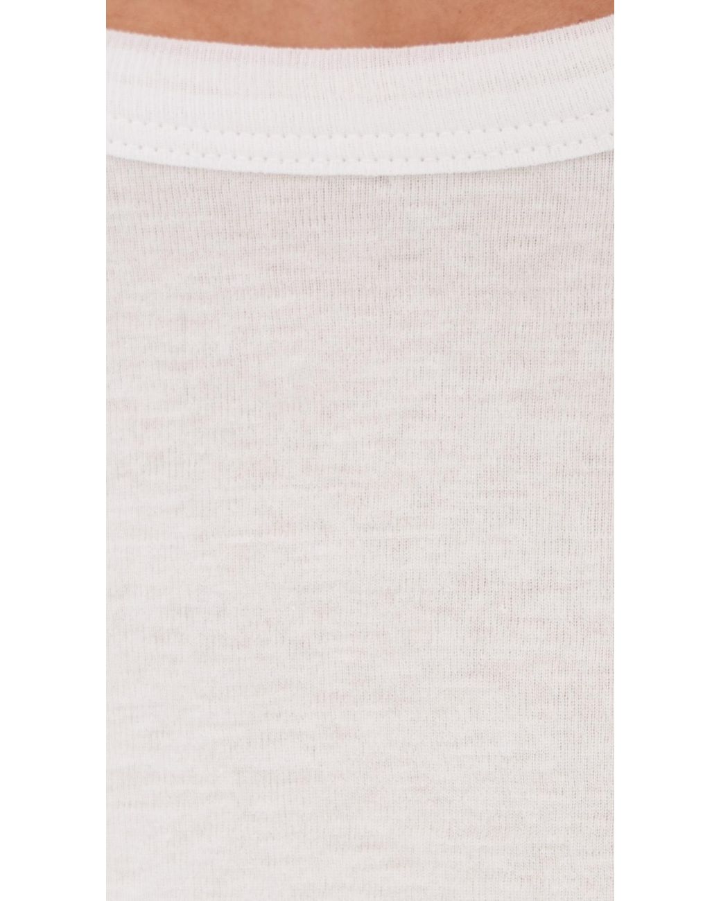 B Sides White Double Tee