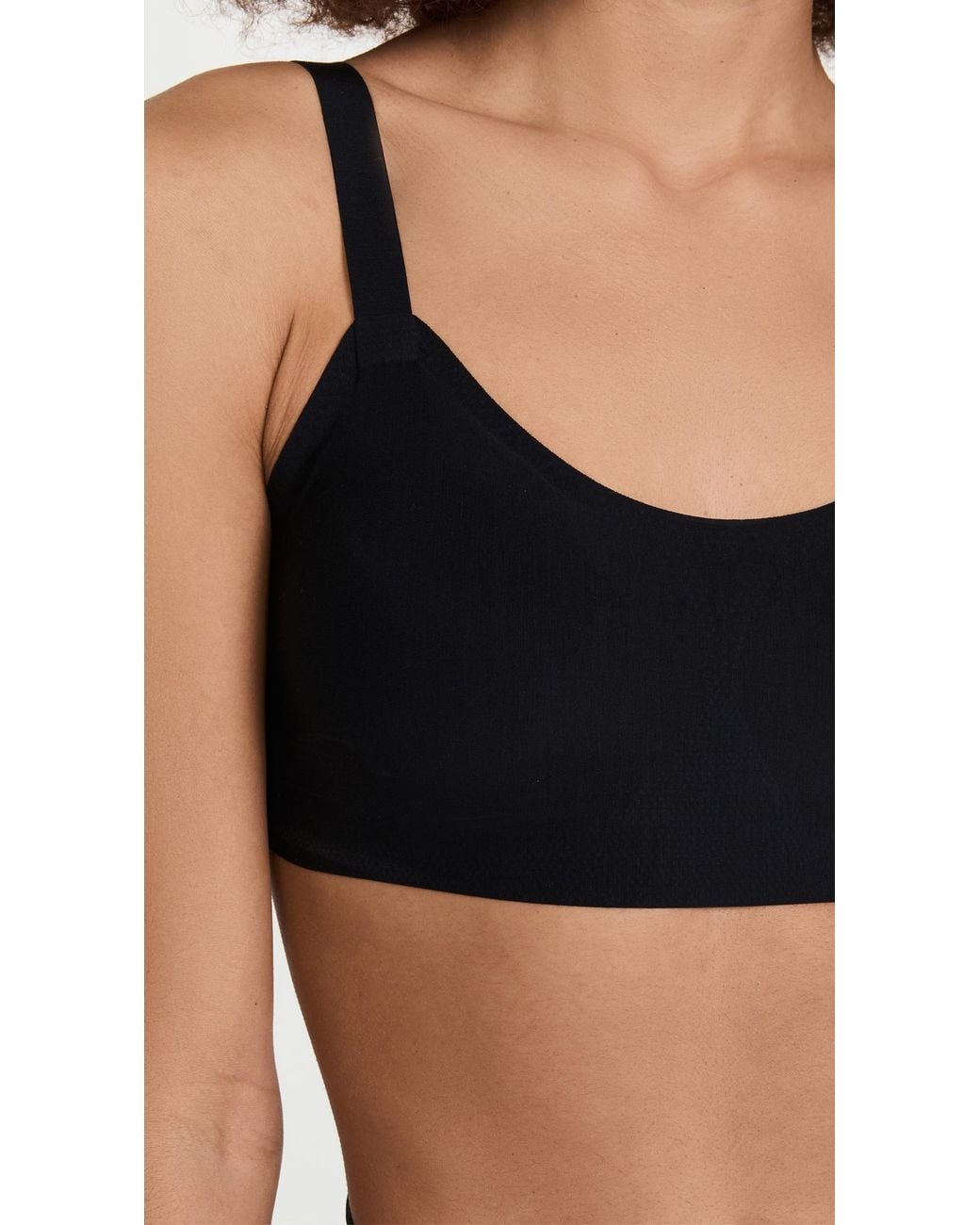 Commando Black Butter Soft Support Back Closr Bralette