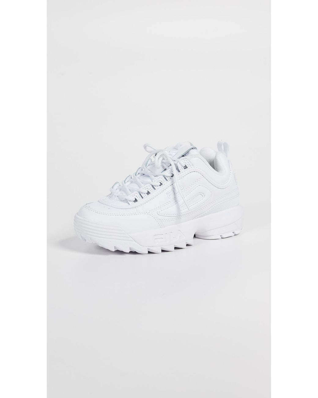 fila all white disruptor