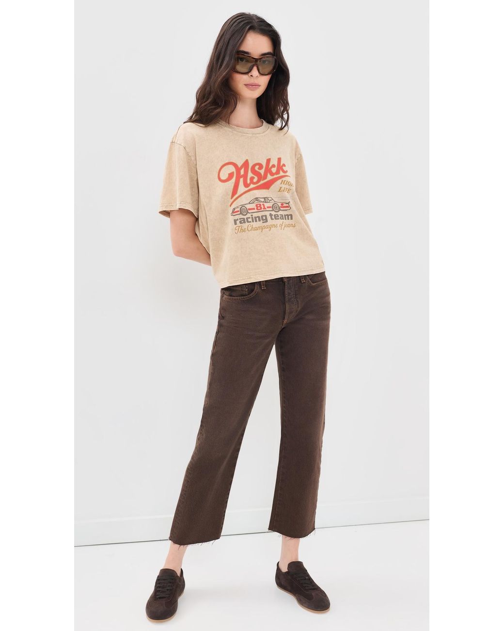 ASKK NY Orange Shrunken Boy Tee