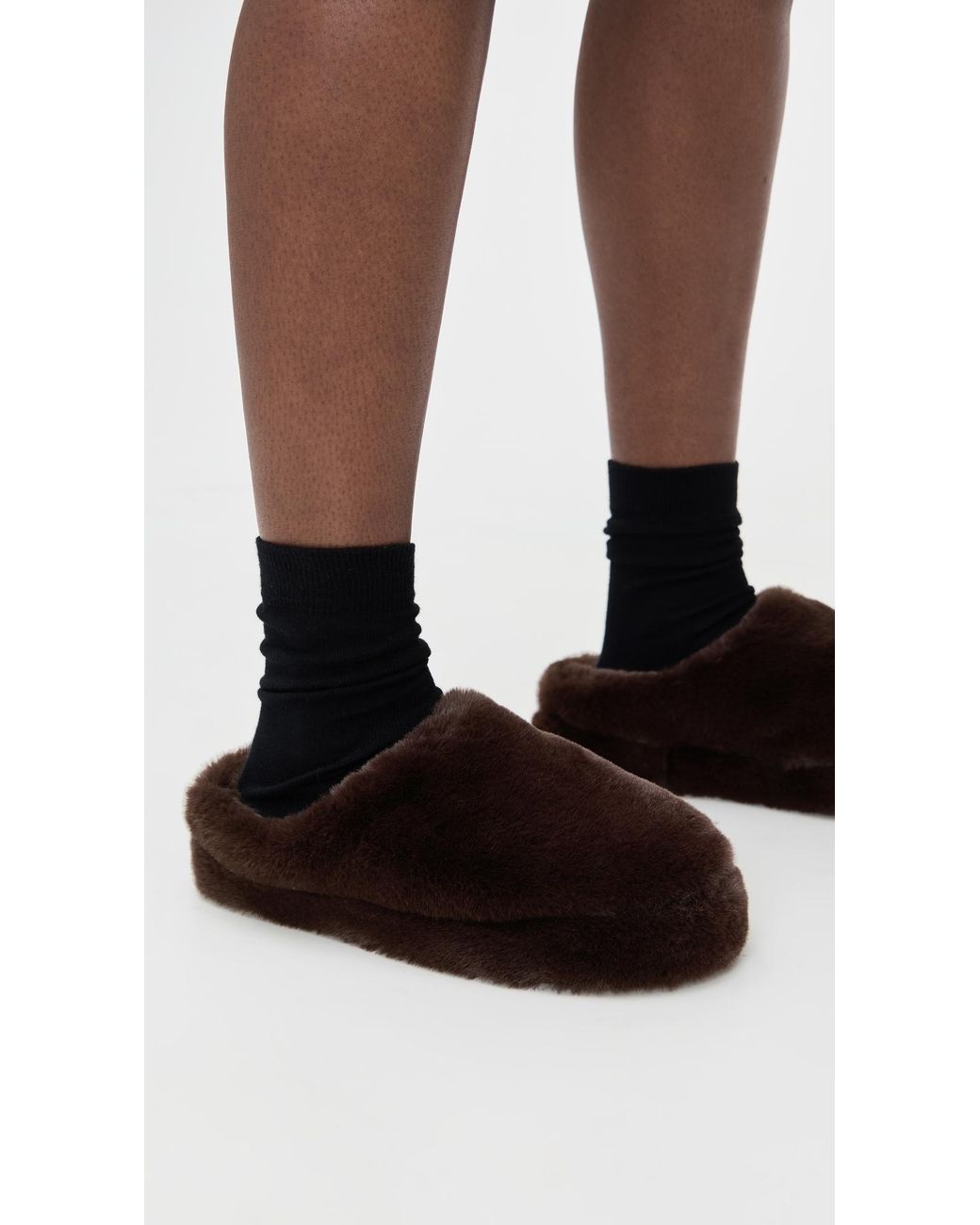 Apparis Brown Misha Slippers