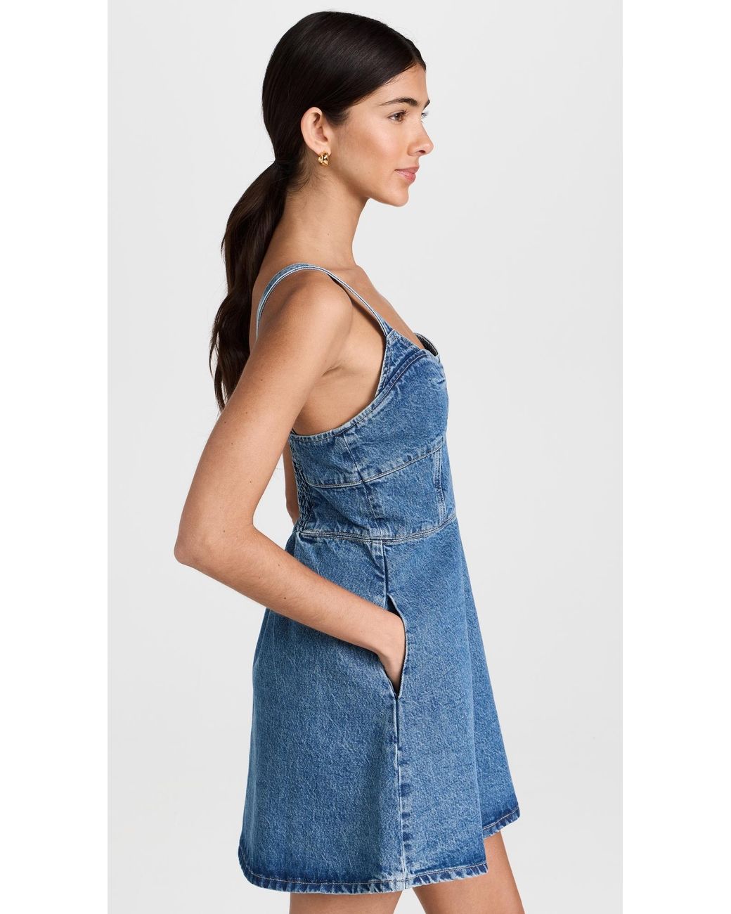 La Ligne Fiona Short Dress in Blue | Lyst