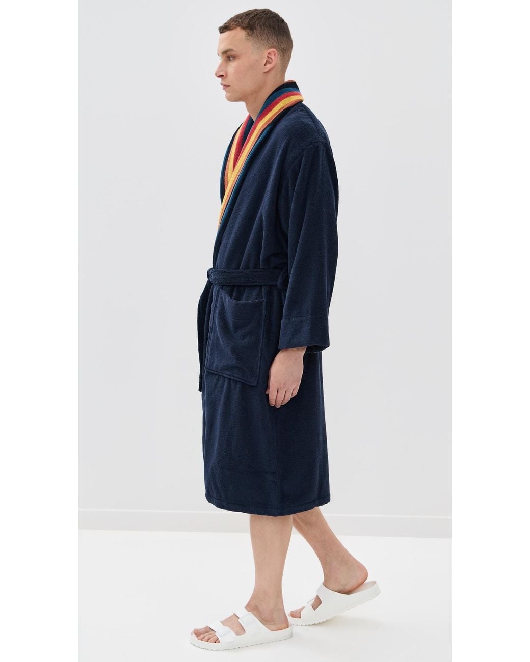 Paul Smith Blue Stripe Robe for men