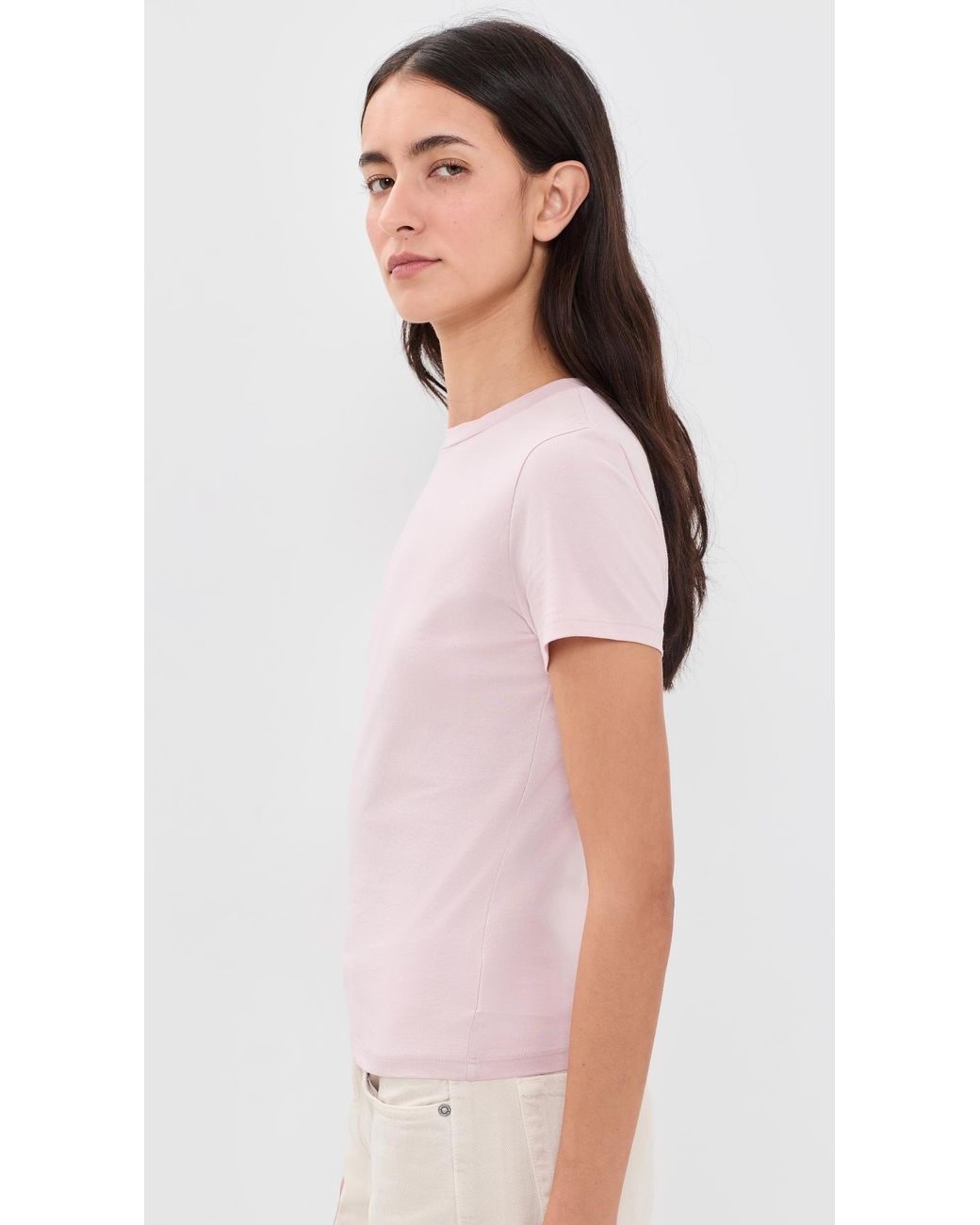 Theory Pink Tiny Tee